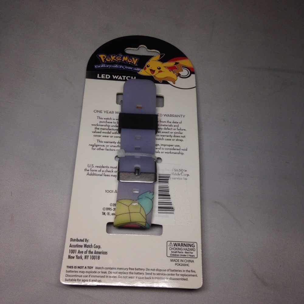 Pokemon Pikachu LED Silicone Watch NEW NWT - Picture 4 of 5